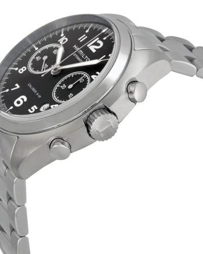 Оригинальные часы Hamilton Hamilton Khaki Aviation Pilot Pioneer Auto Chrono H76416135 механические калибр механизма h-31 общий вид