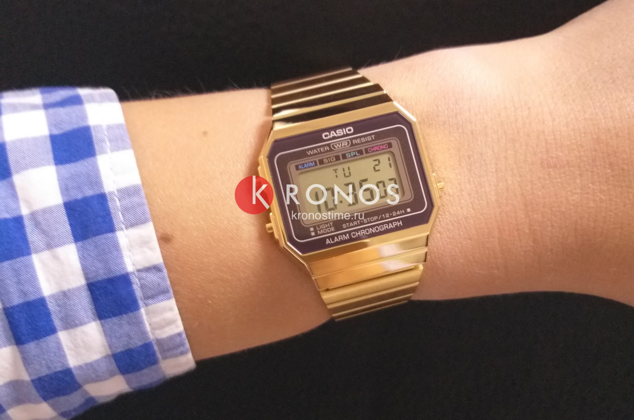 Casio Casio Collection A700WEG-9A япония наручные мужские часы заводная головка с логотипом Casio
