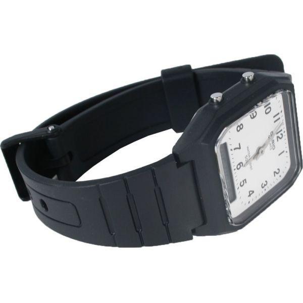 Casio Casio Collection AW-48H-7BVEG, illuminator япония мужские часы на браслете пластик боковой вид