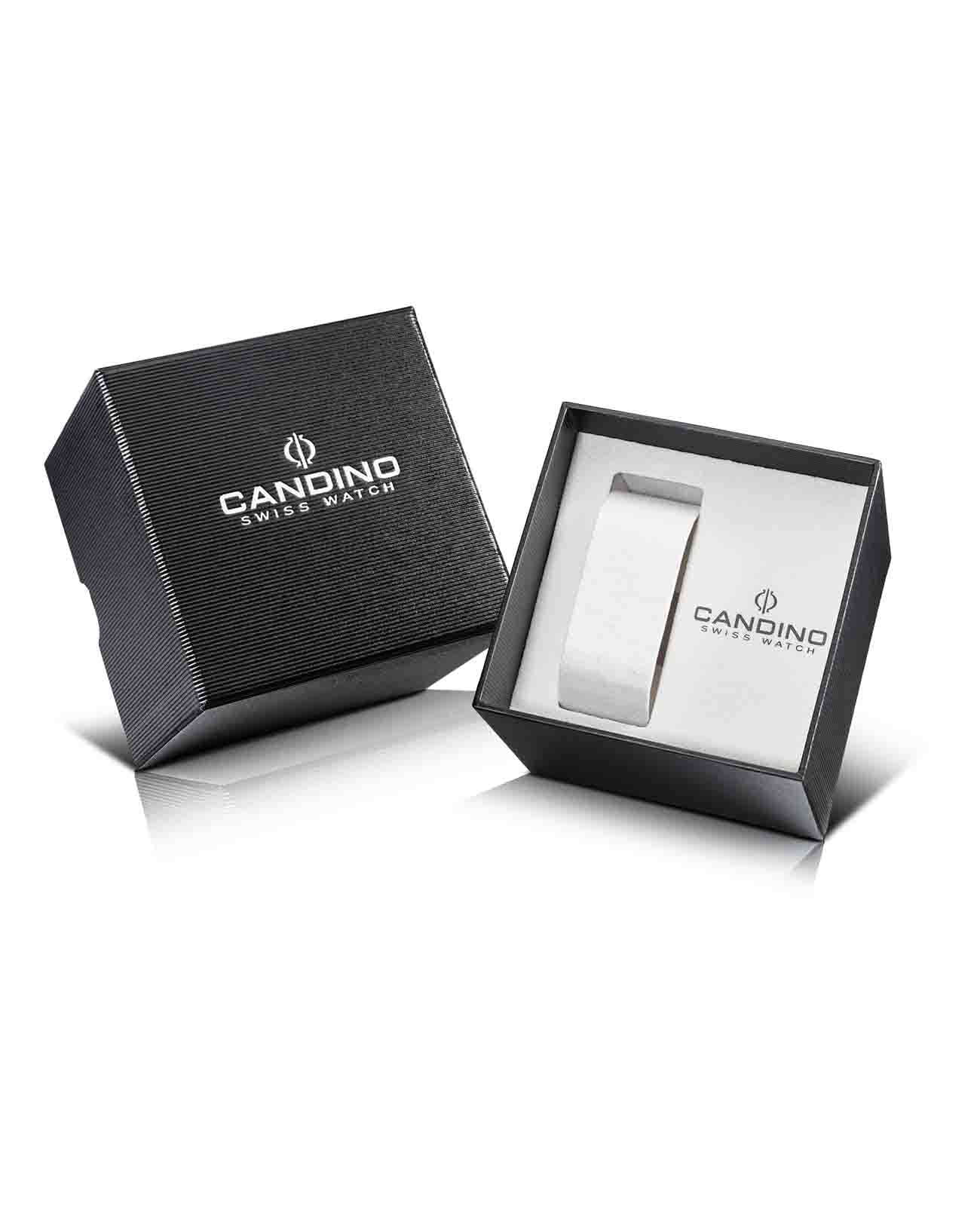 Candino Candino Sportive C4450/A,  швейцария мужские часы на браслете нержавеющая сталь боковой вид