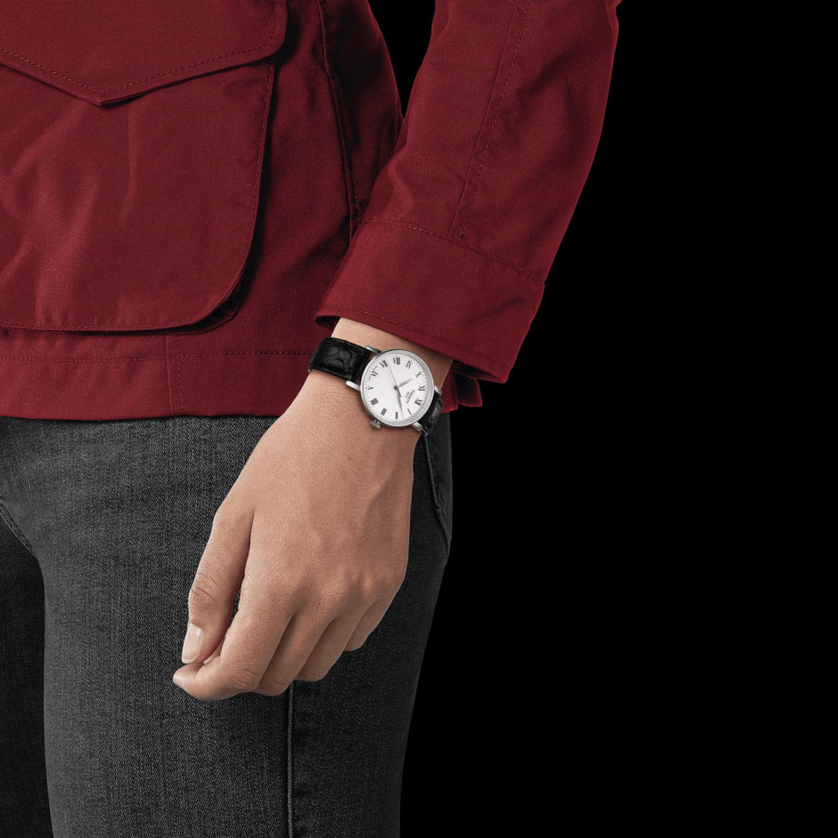 Tissot Tissot Everytime T143.210.16.033.00 швейцария наручные женские часы заводная головка с логотипом Tissot