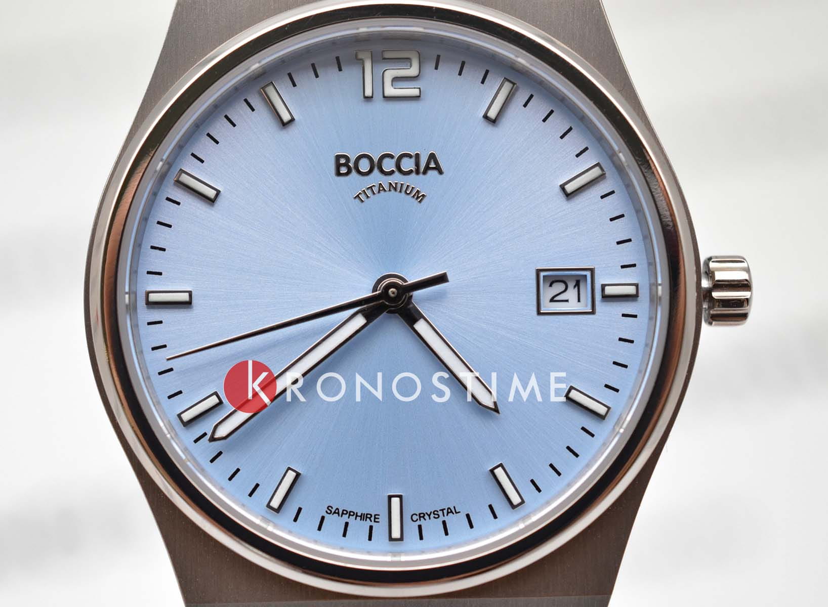 Boccia Titanium Boccia Titanium Circle-Oval 3357-01,  германия женские часы на браслете титановый боковой вид