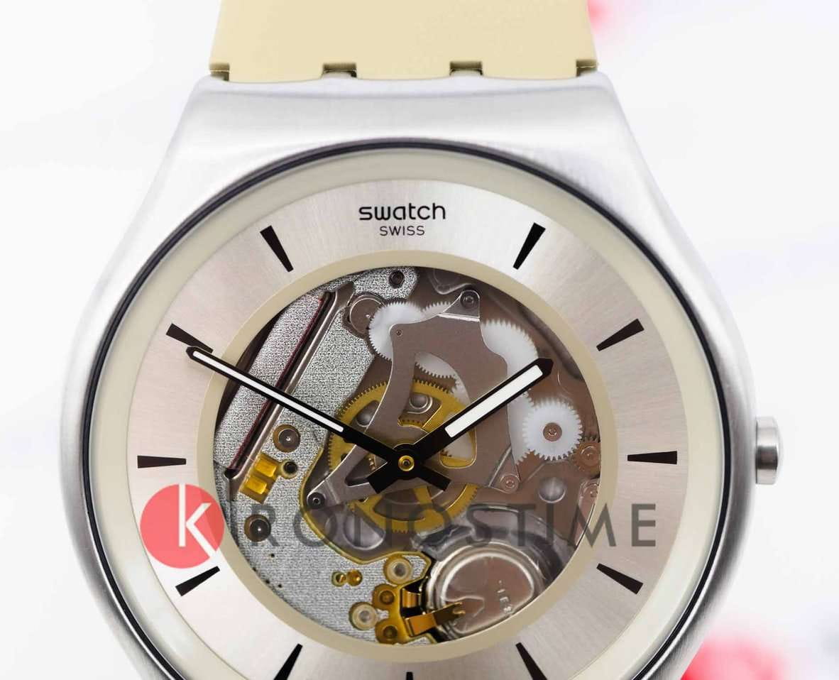 Swatch Swatch Skin Irony 42 Lacquered SS07S145, irony швейцария мужские часы на браслете силикон боковой вид