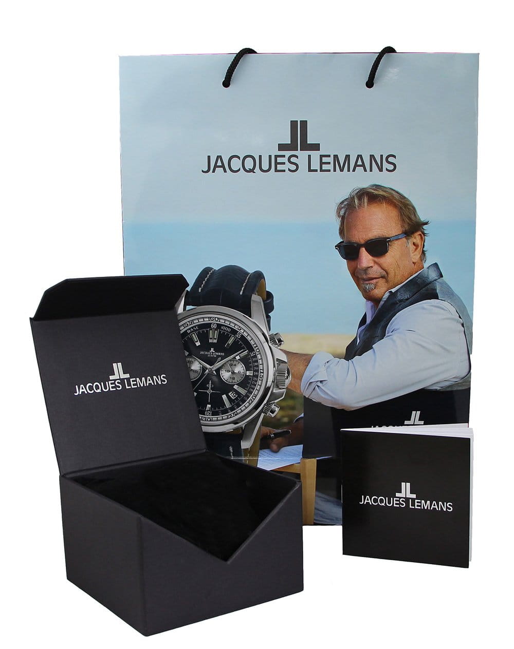 Jacques Lemans Jacques Lemans High Tech Ceramic 42-7E кварцевые женские часы часы крупный план черный циферблата
