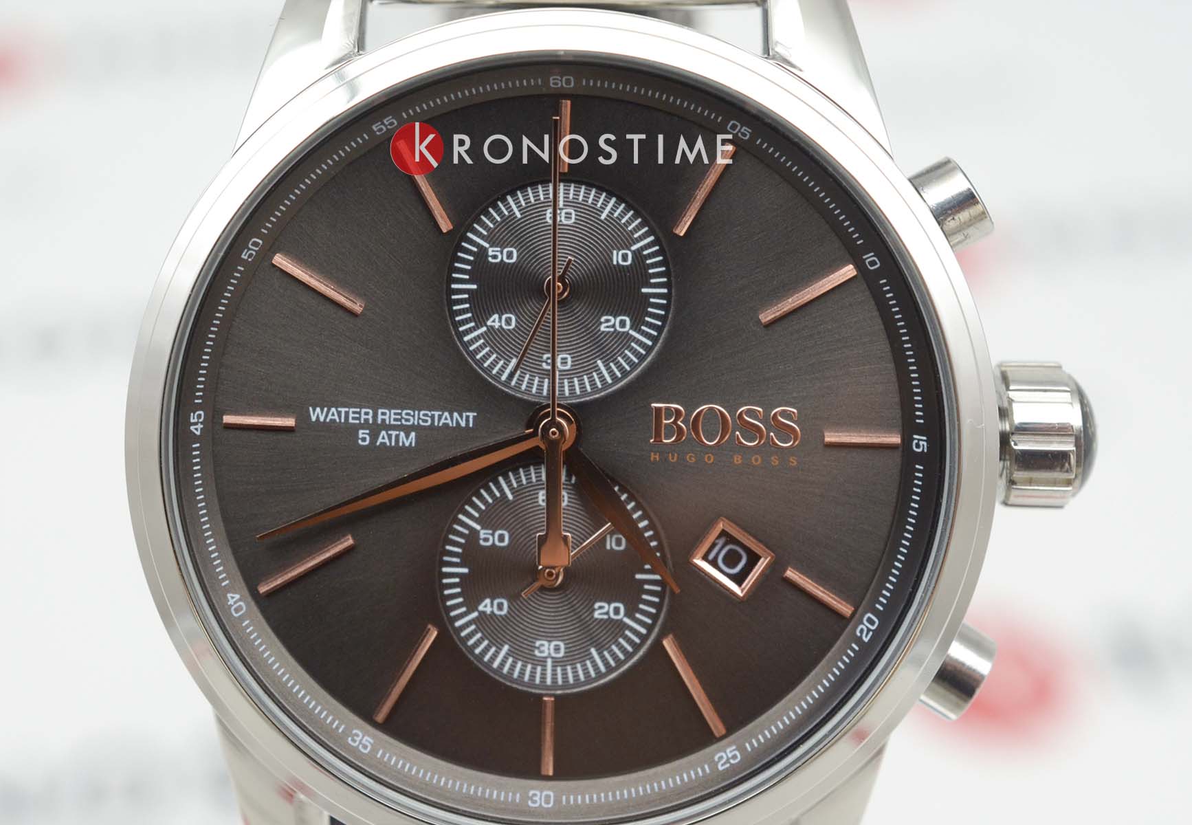 Hugo Boss Hugo Boss Jet HB1513440,  германия мужские часы на браслете нержавеющая сталь боковой вид