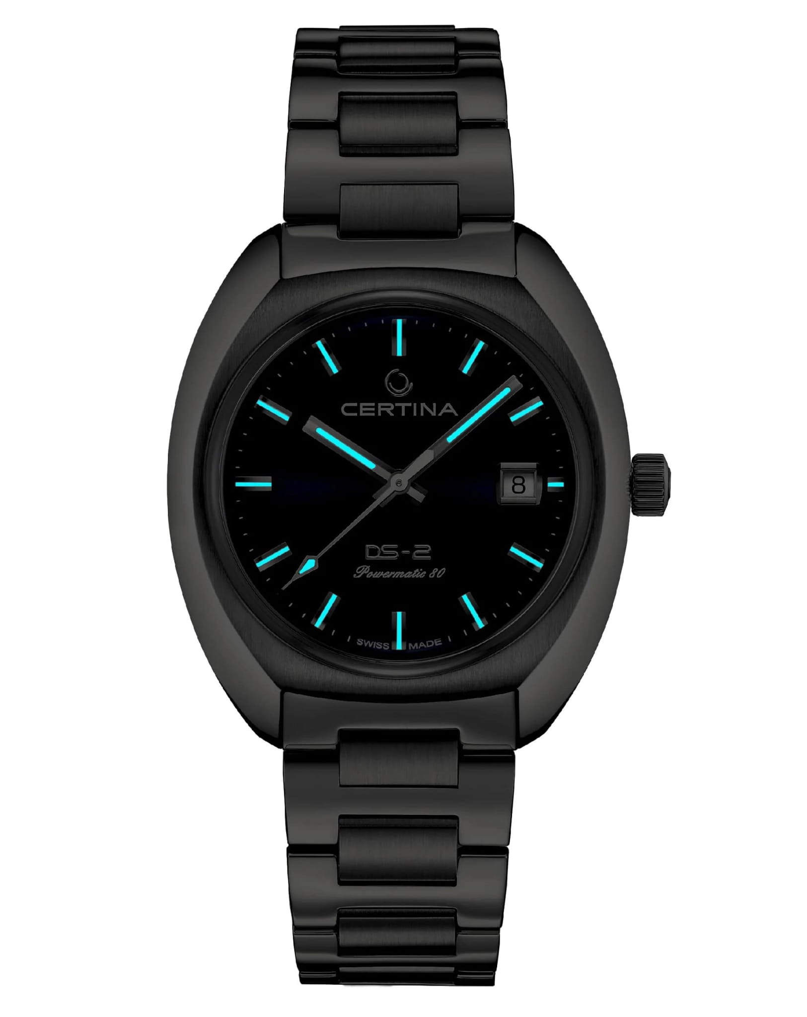 Оригинальные часы Certina Certina DS-2 C024.407.11.041.01 механические калибр механизма powermatic 80.611 общий вид