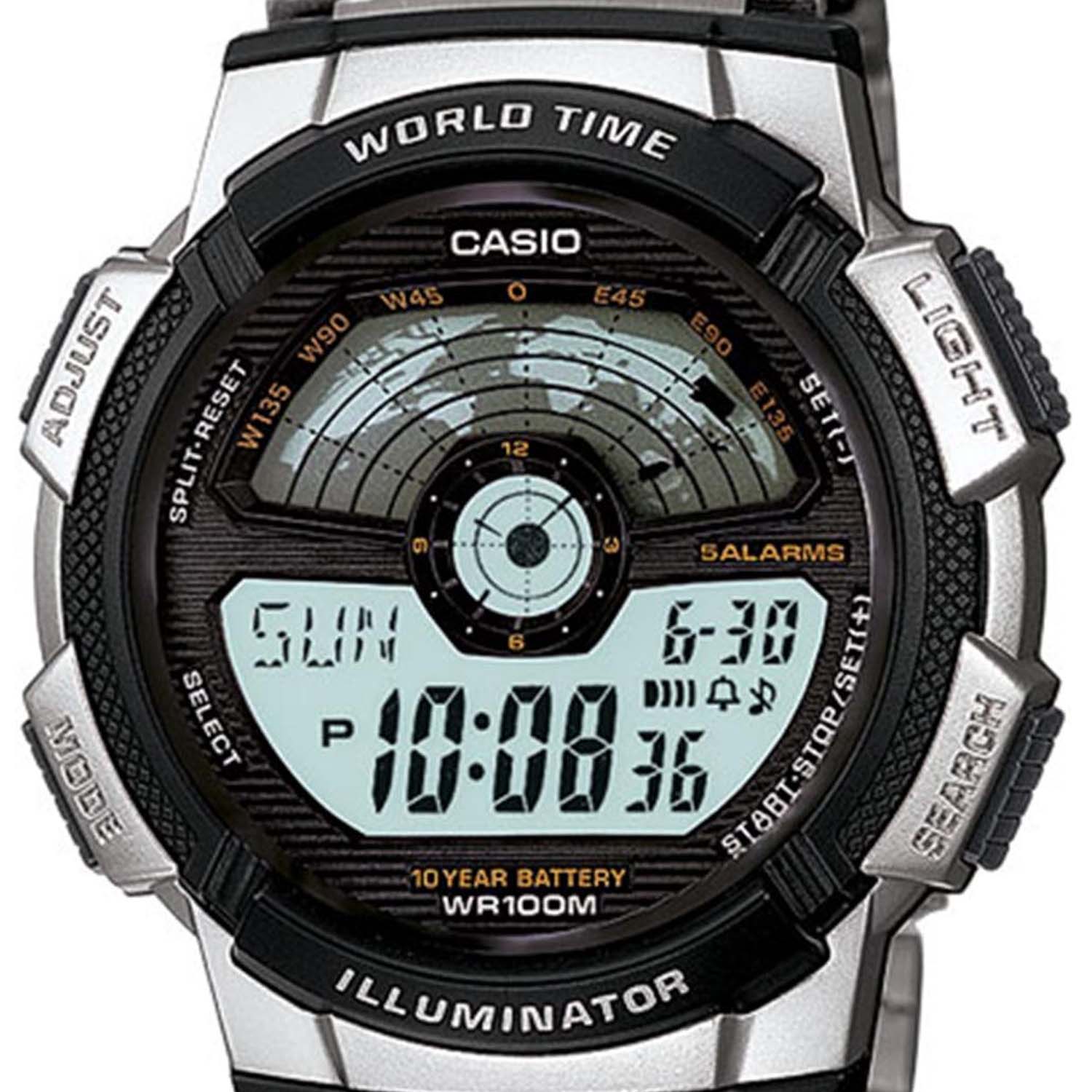 Casio Casio Collection AE-1100WD-1AVSDF (AE-1100WD-1A) , наручные мужские часы фото под углом