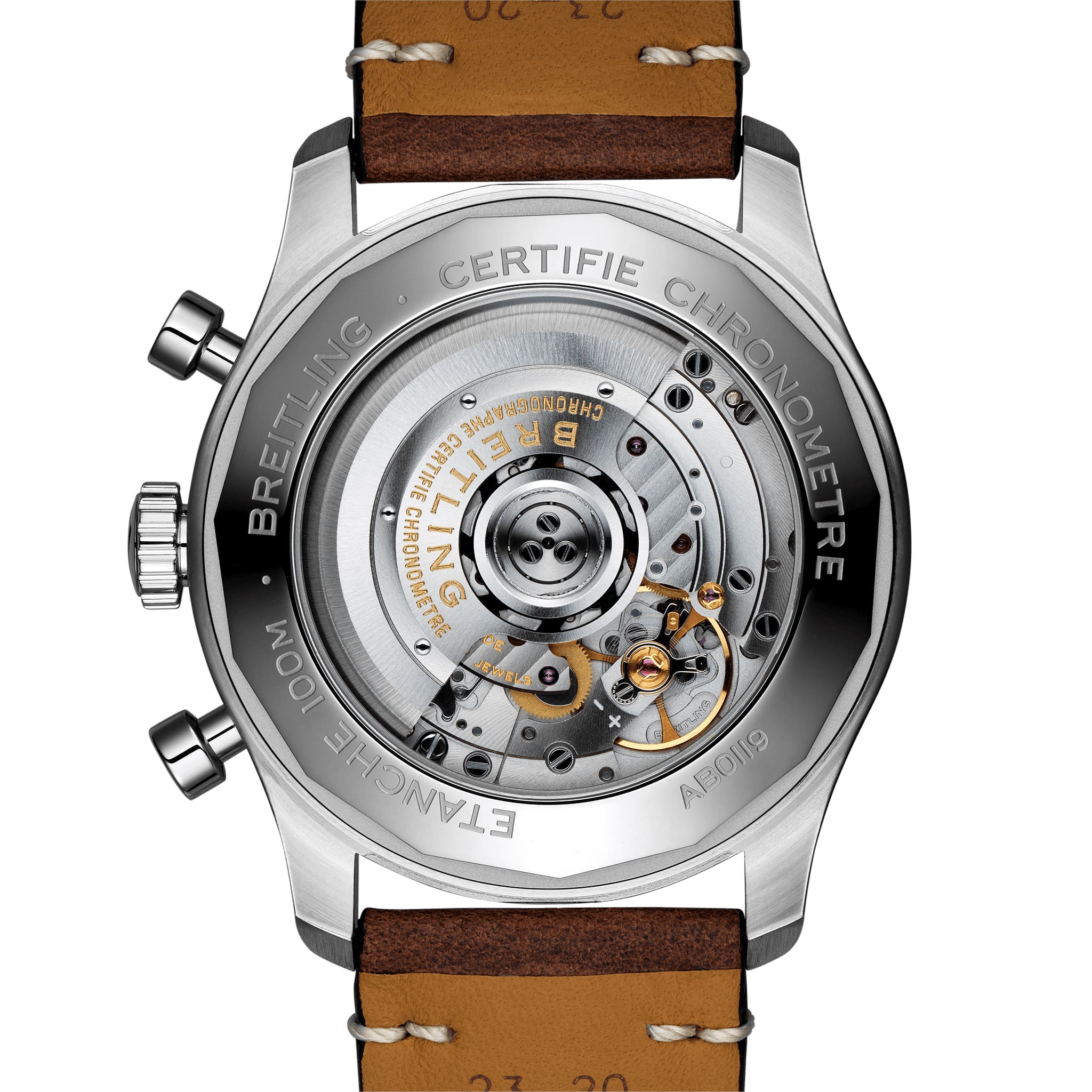 Оригинальные часы Breitling Breitling Aviator 8 B01 Chronograph 43 Mosquito AB01194A1B1X1 механические калибр механизма мануфактурный механизм breitling caliber b01 общий вид