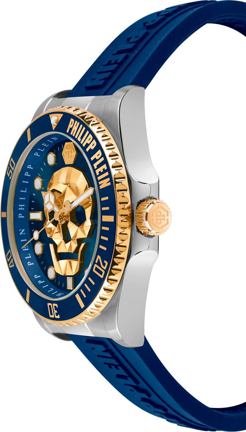 Philipp Plein Philipp Plein The Skull PWOAA0222, the skull германия мужские часы на браслете силикон боковой вид