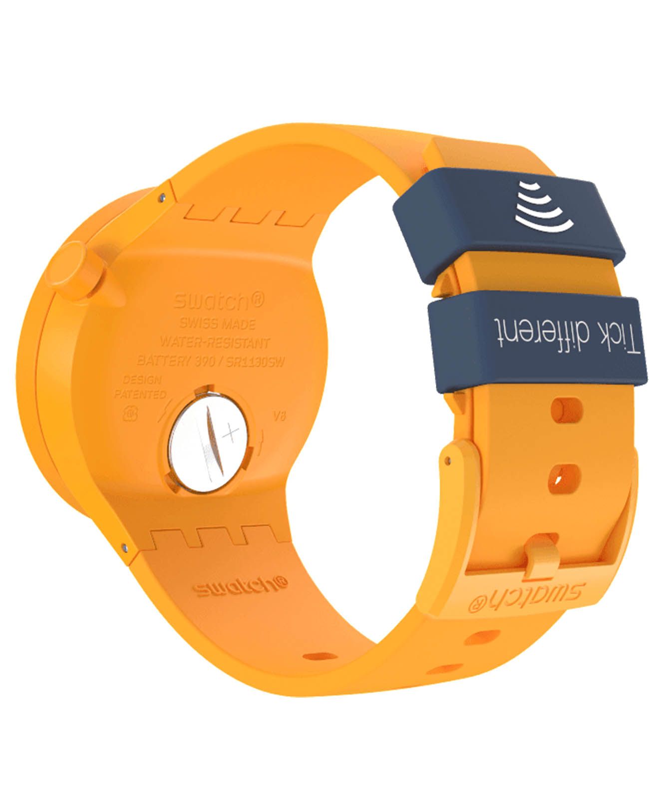 Swatch Swatch Big Bold Swatch Pay! SB01O100-5300, big bold швейцария мужские часы на браслете силикон боковой вид