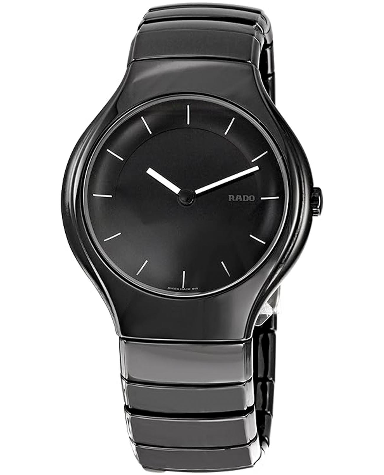 Rado Rado True R27867152  R27867152 кварцевые мужские часы  циферблат, браслет высокотехнологичная керамика — вид спереди