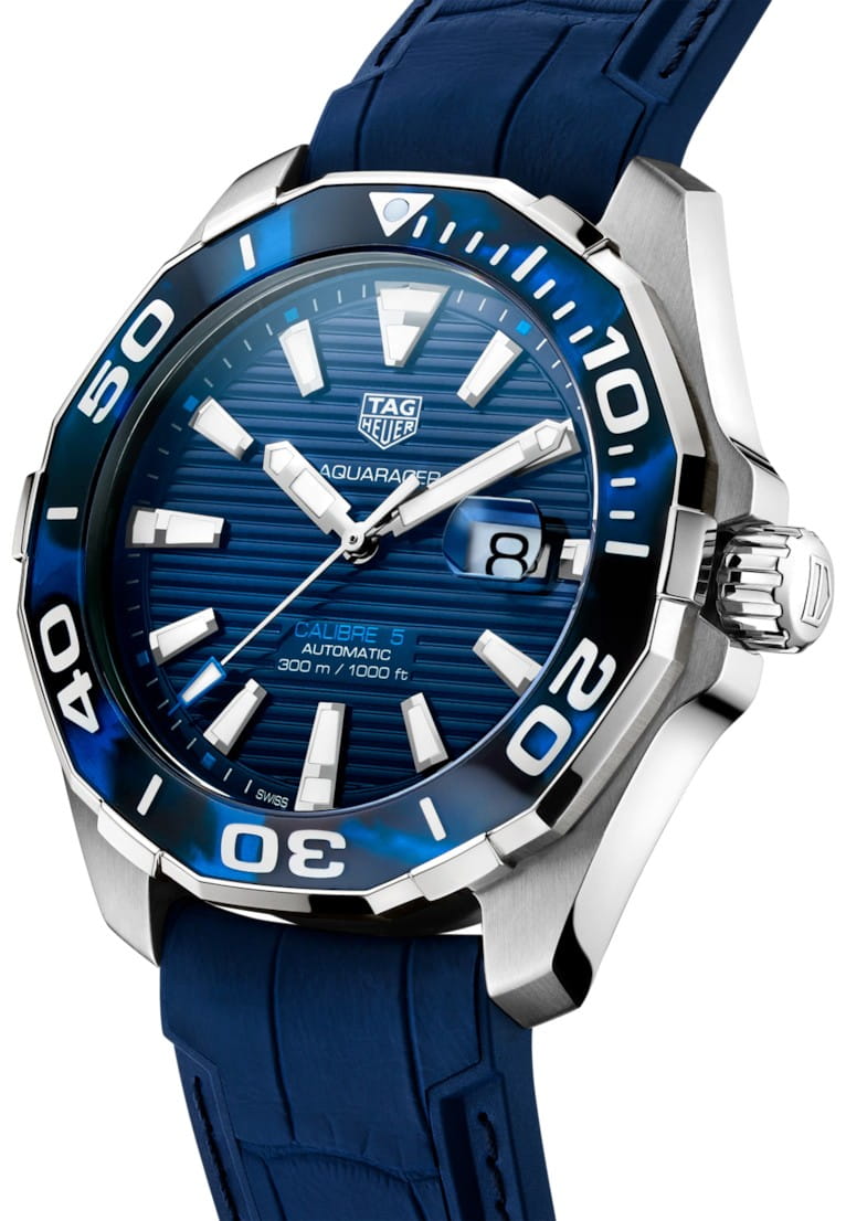 TAG Heuer TAG Heuer Aquaracer Professional 300 WAY201P.FT6178 мужские часы синий циферблат на запястье
