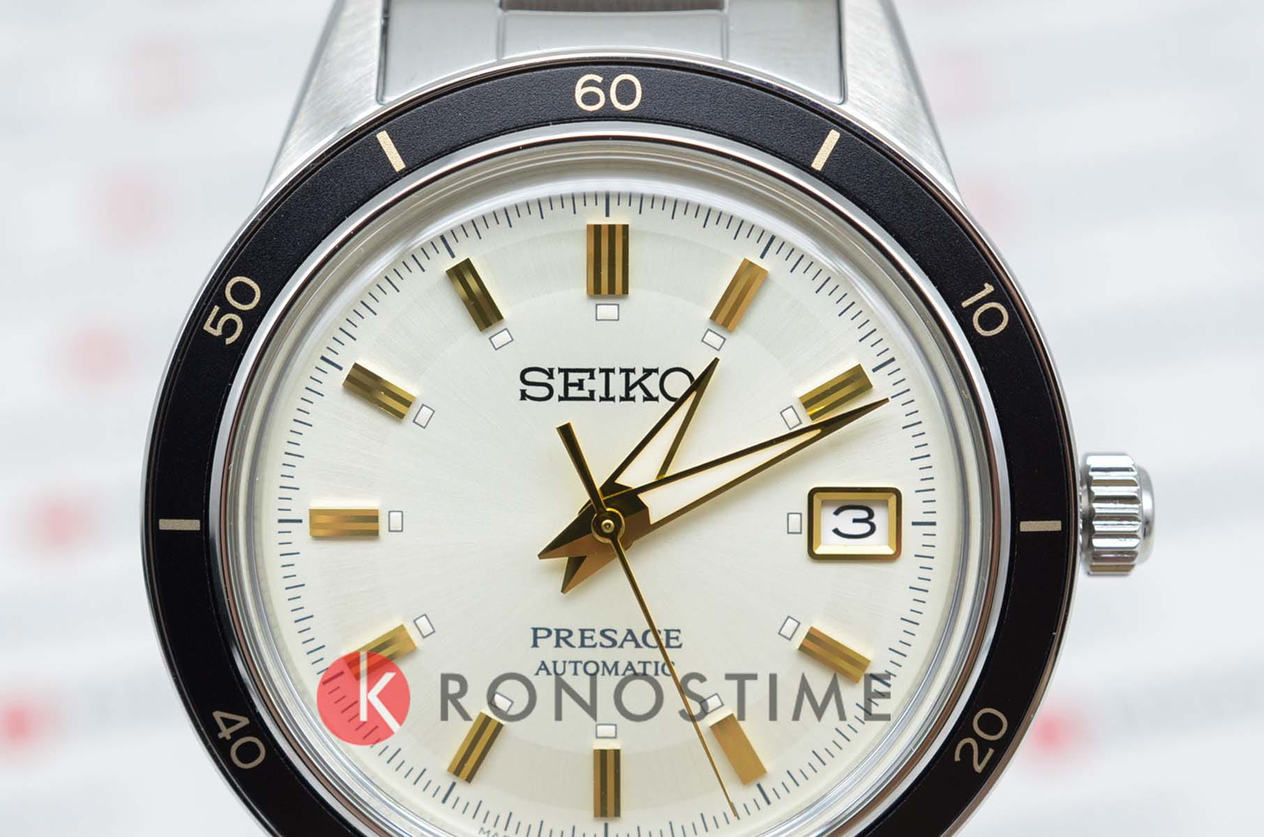 Seiko Seiko Presage SRPG03J1, presage япония мужские часы на браслете нержавеющая сталь боковой вид