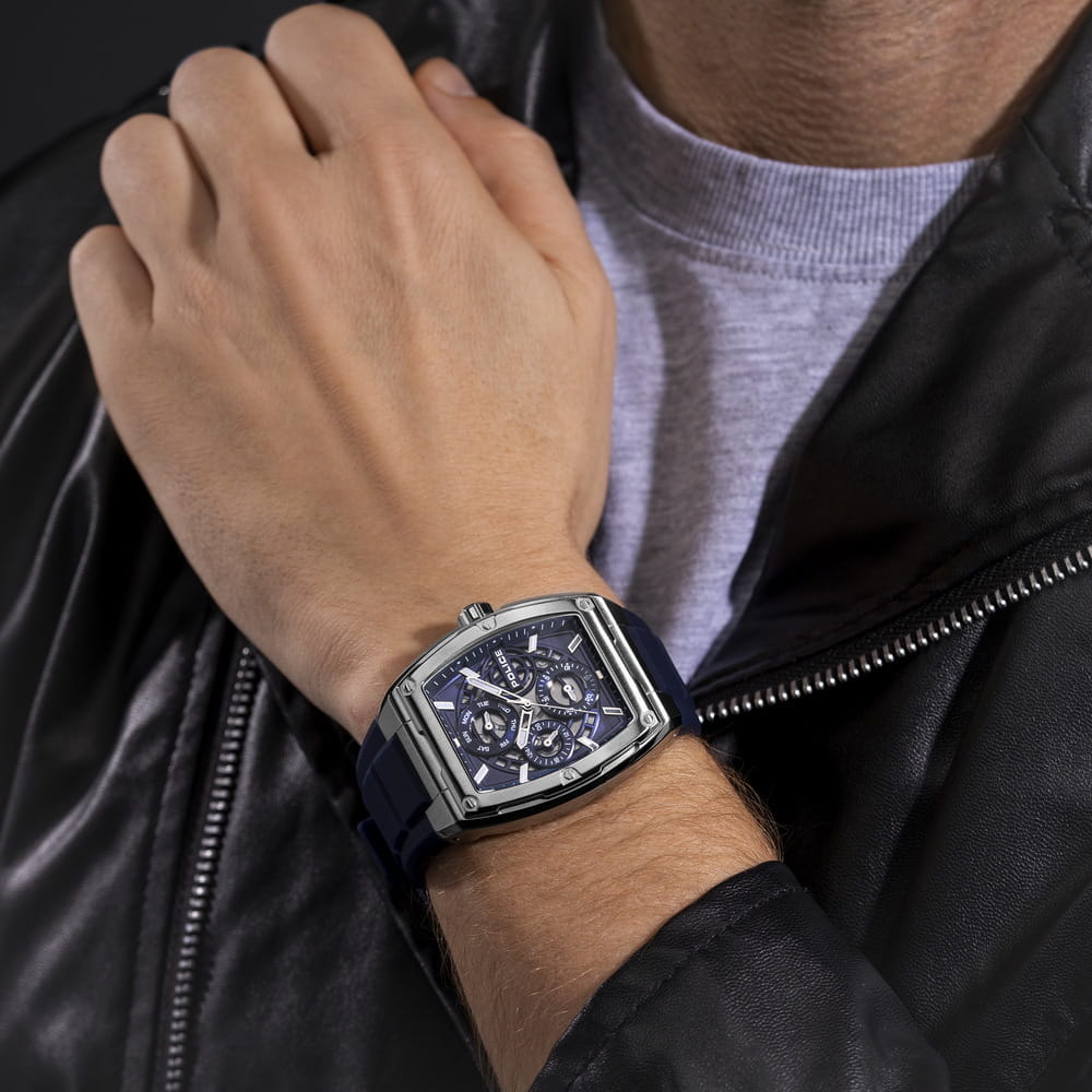 Police Police Creed PEWJQ0004502 мужские часы синий циферблат на запястье