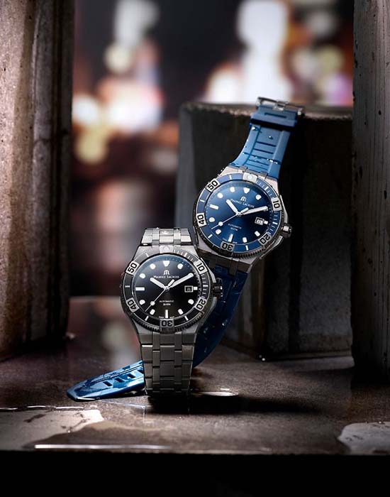 Maurice Lacroix Maurice Lacroix Aikon Venturer AI6058-SS002-330-1, aikon швейцария мужские часы на браслете нержавеющая сталь боковой вид