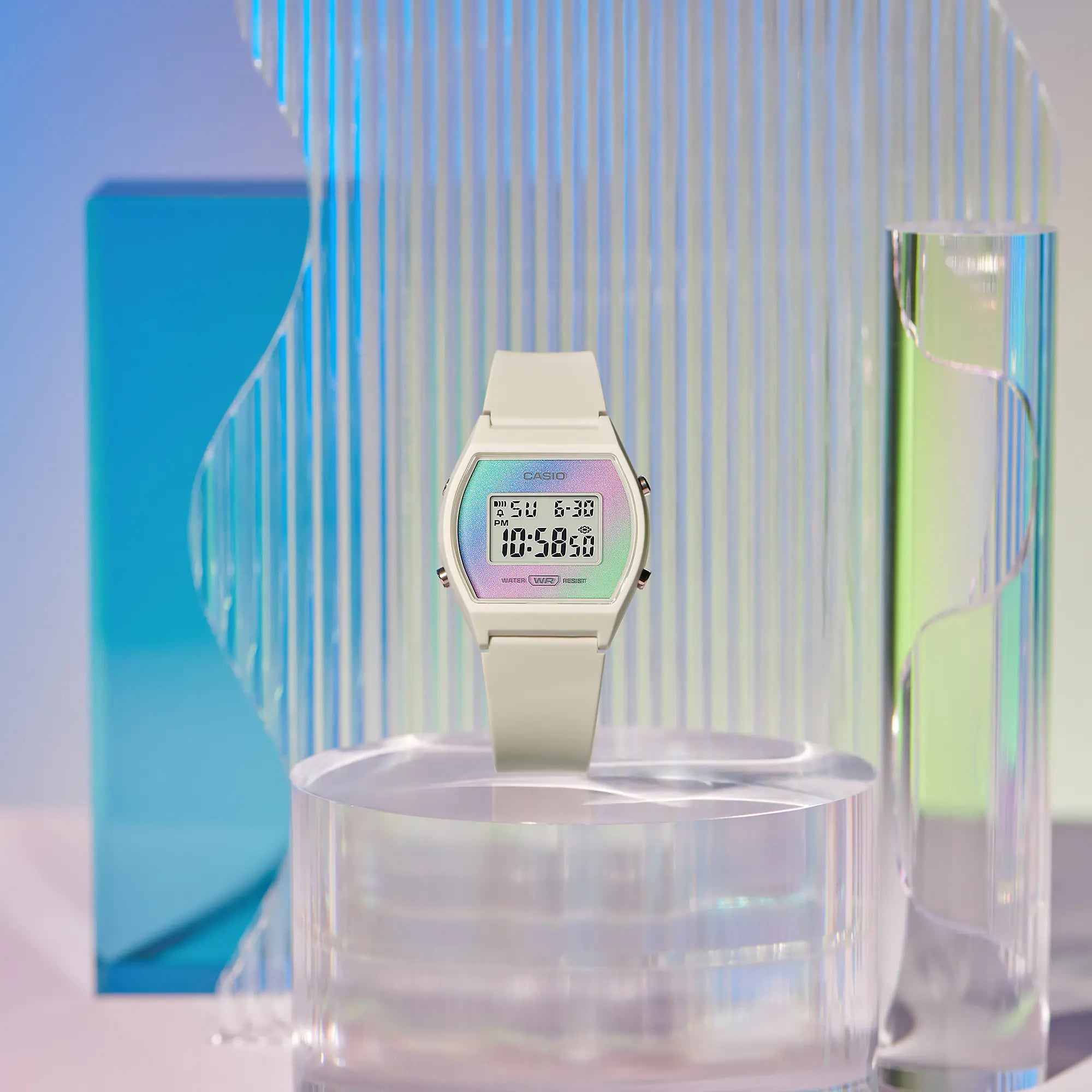Casio Casio Collection LW-205H-8A , наручные женские часы фото под углом