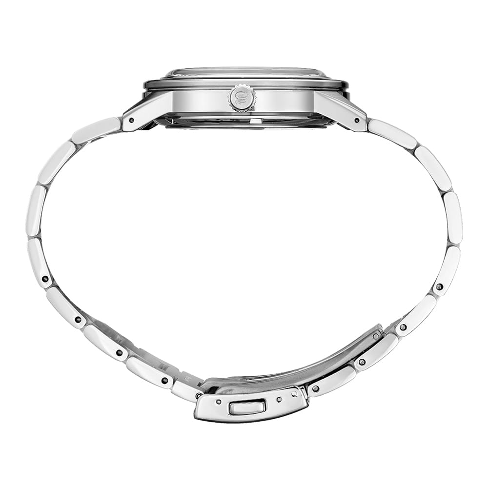Seiko Seiko Presage SSA425J1,  япония мужские часы на браслете нержавеющая сталь боковой вид