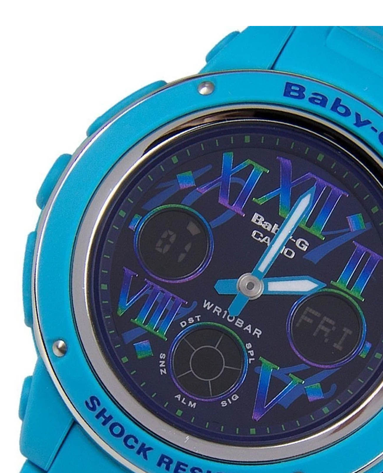 Casio Casio Baby-G BGA-150GR-2BER, baby-g япония женские часы на браслете пластик боковой вид