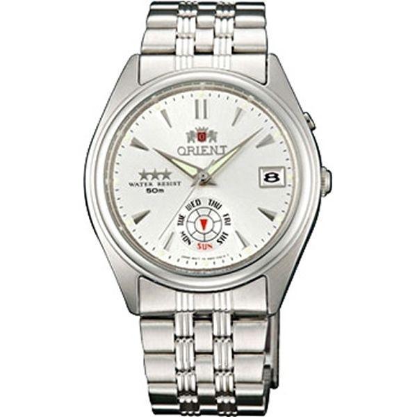 Orient Orient EM5J00MW (FEM5J00MW)  FEM5J00MW  мужские часы  циферблат, браслет  — вид спереди