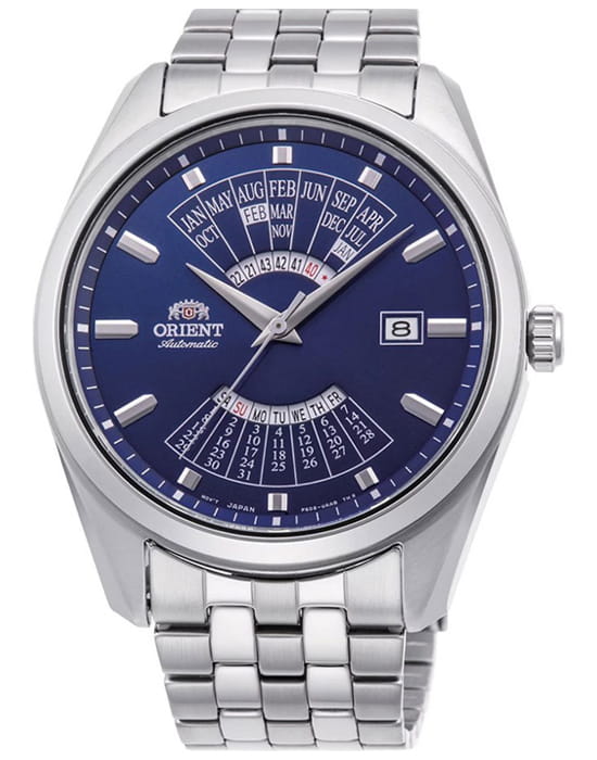 Orient Orient Contemporary RA-BA0003L (RN-BA0003L)  RA-BA0003L механические мужские часы синий циферблат, браслет нержавеющая сталь — вид спереди