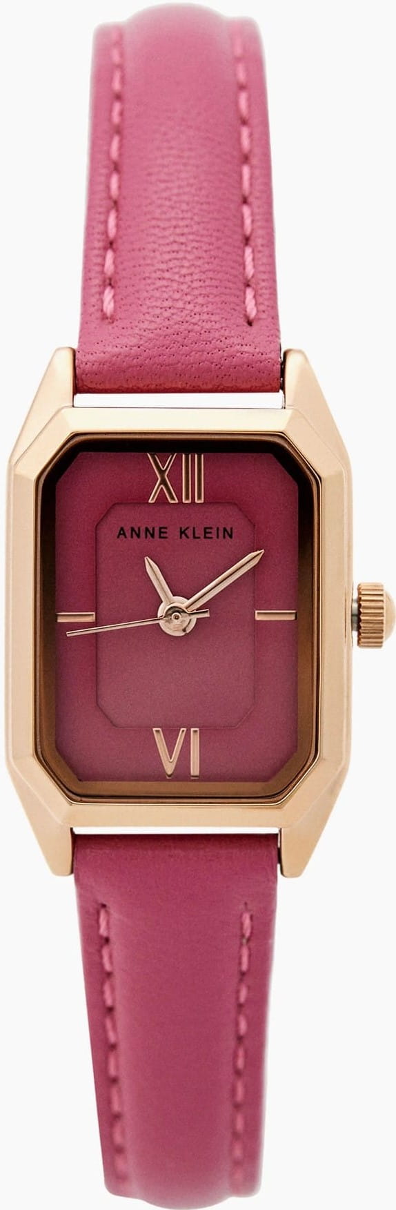 Оригинальные часы Anne Klein Anne Klein Leather 3968RGPK кварцевые калибр механизма  общий вид