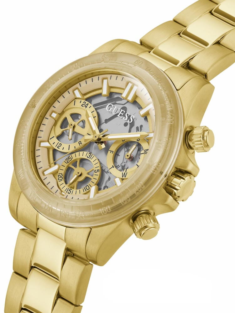 Guess Guess Mirage GW0557L1,  сша женские часы на браслете сталь с ip покрытием боковой вид