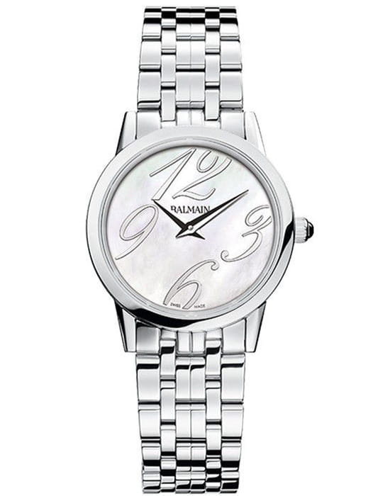 Balmain Balmain Balmainia B8551.33.84  B8551.33.84 кварцевые женские часы белый циферблат, браслет нержавеющая сталь — вид спереди