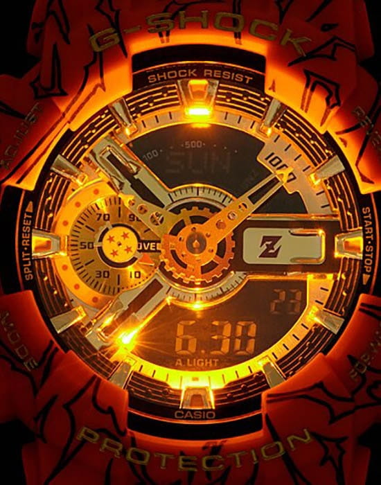 Casio Casio G-Shock GA-110JDB-1A4 лимитированной серии — детали корпуса и полимер
