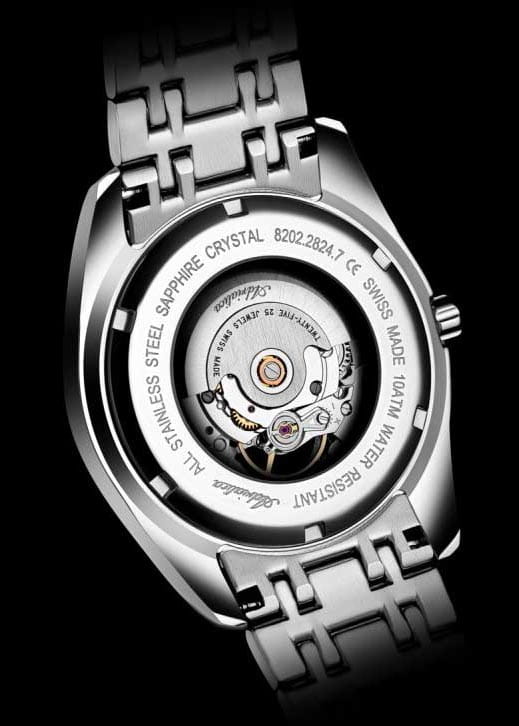 Adriatica Adriatica Automatic A8202.5115A,  швейцария мужские часы на браслете нержавеющая сталь боковой вид