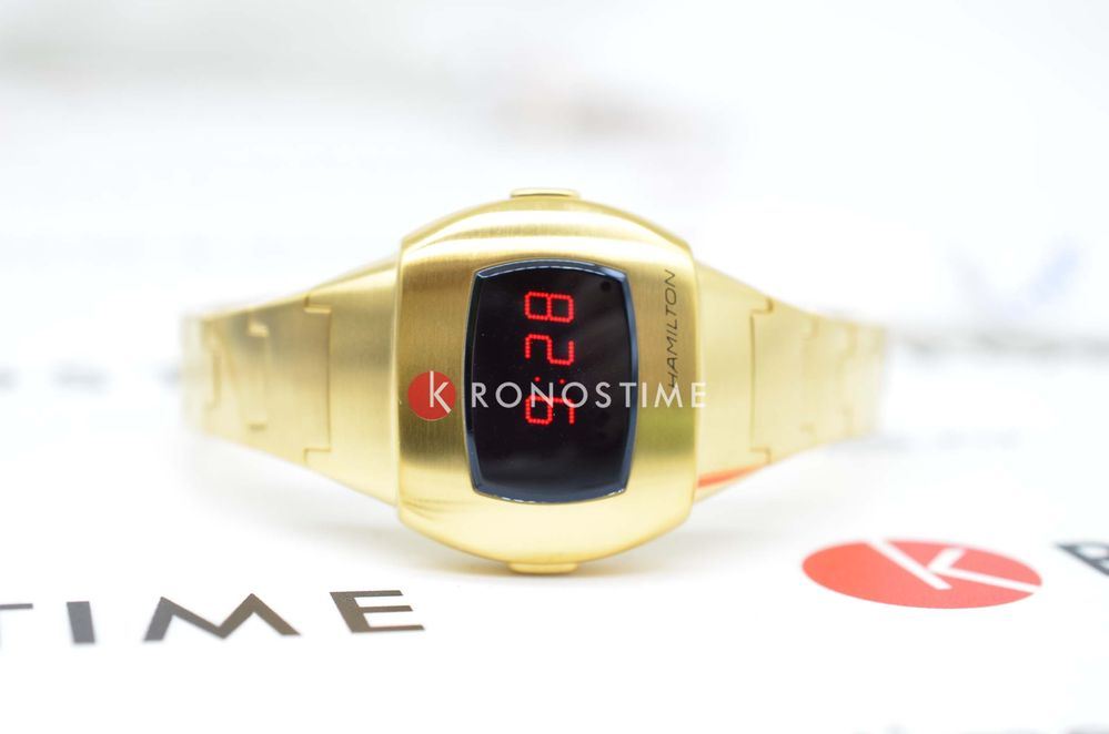 Hamilton Hamilton American Classic PSR 74 H52314130, american classic швейцария мужские часы на браслете нержавеющая сталь с pvd-покрытием боковой вид