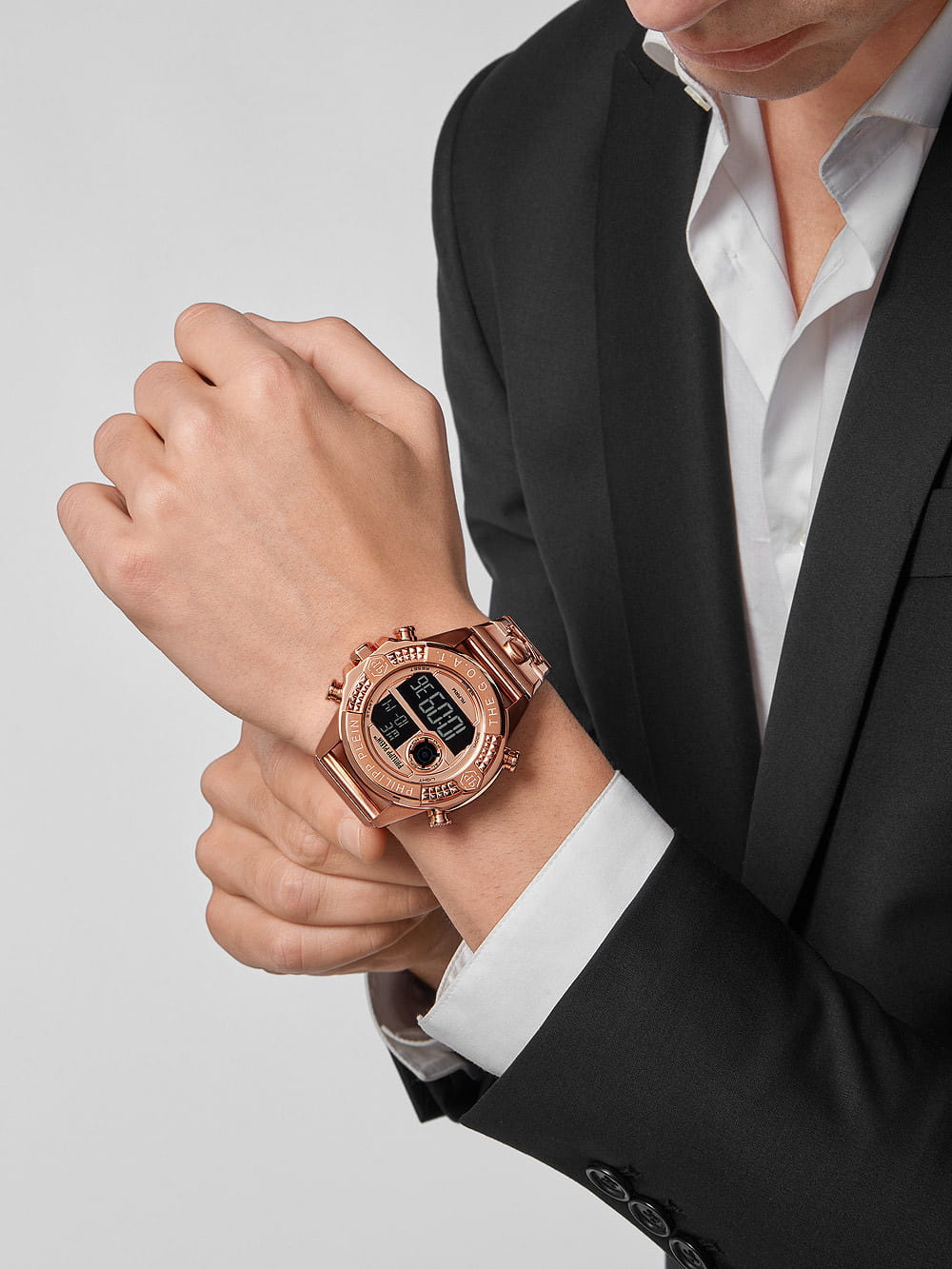 Philipp Plein Philipp Plein The G.O.A.T. PWFAA0421 , наручные мужские часы фото под углом