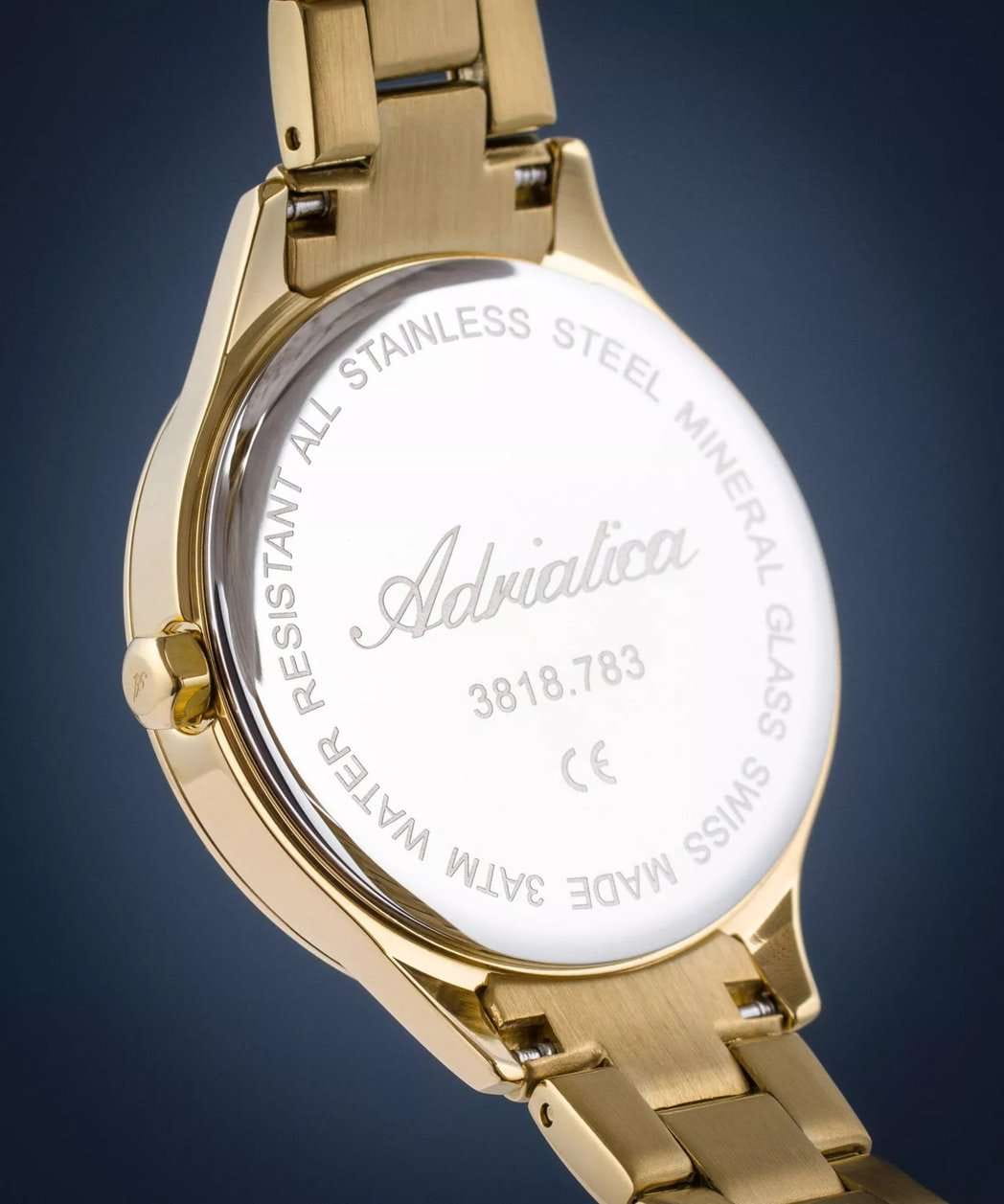 Оригинальные часы Adriatica Adriatica Essence A3818.1111Q кварцевые калибр механизма ronda 763 общий вид