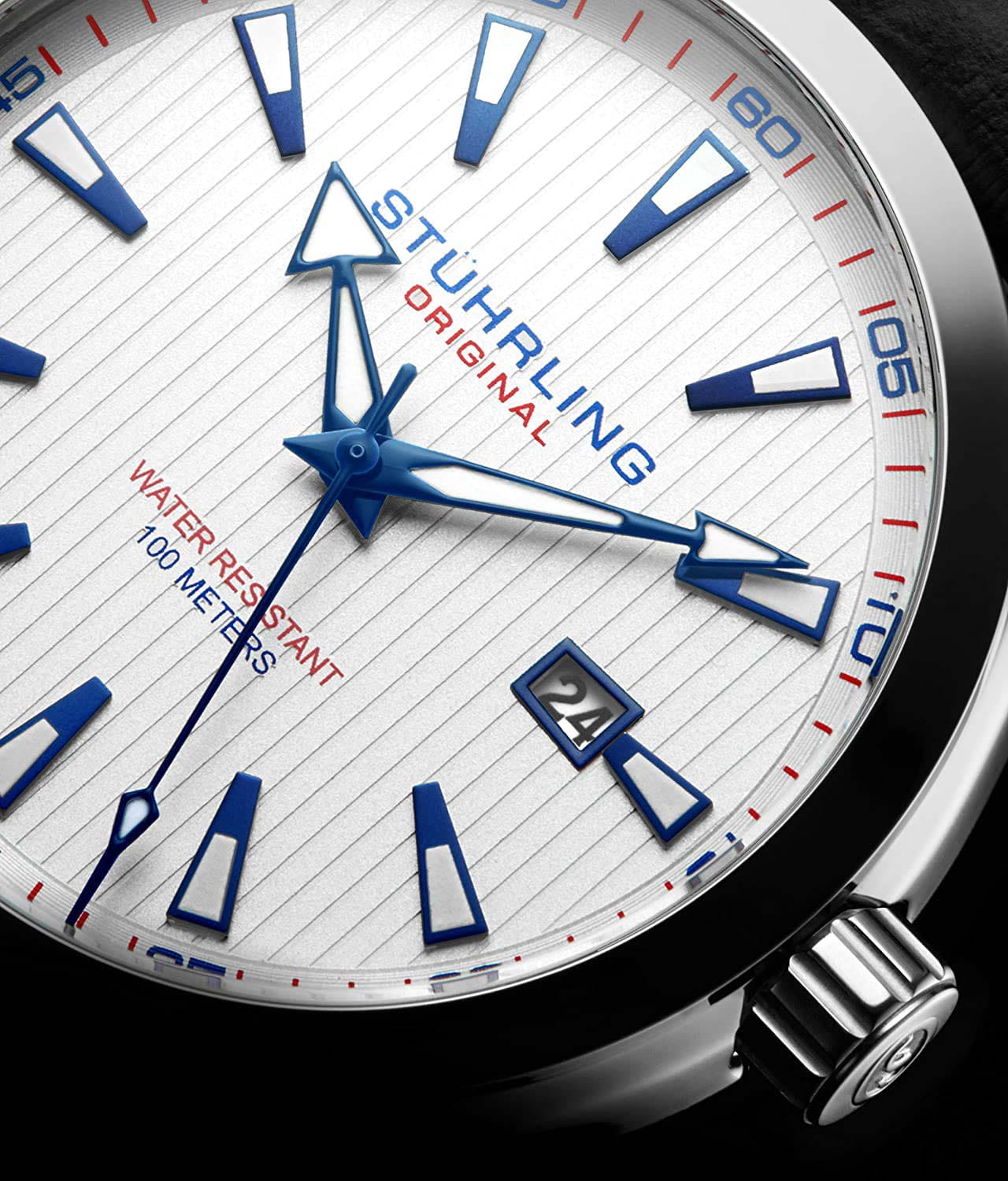 Stuhrling Stuhrling Symphony 3953L.3 , наручные мужские часы фото под углом