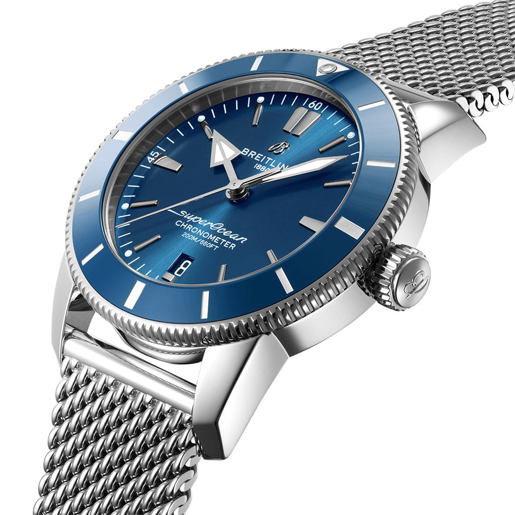 Breitling Breitling Superocean Heritage B20 Automatic 44 AB2030161C1A1, superocean heritage швейцария мужские часы на браслете нержавеющая сталь боковой вид