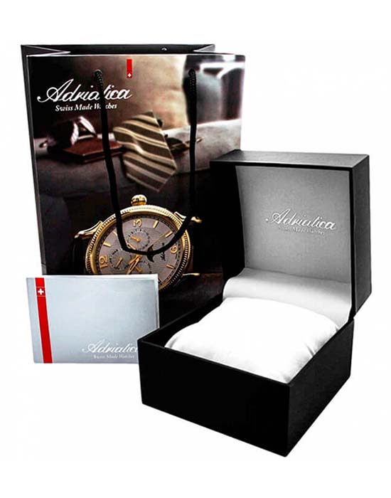 Adriatica Adriatica A3573.114SQ  — детали корпуса и сталь c pvd покрытием