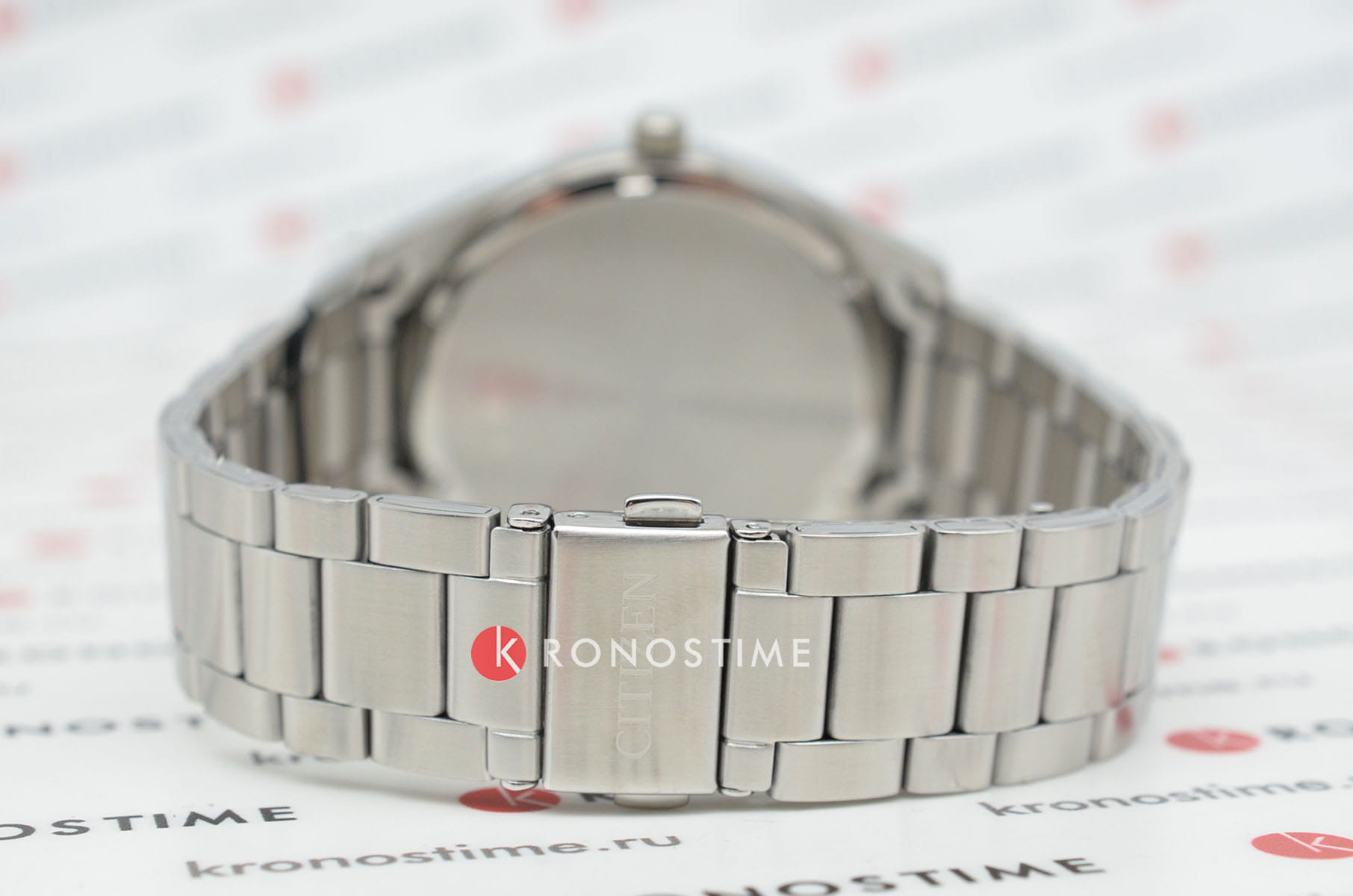 Citizen Citizen Basic BI1031-51Z кварцевые мужские часы часы крупный план зеленый циферблата