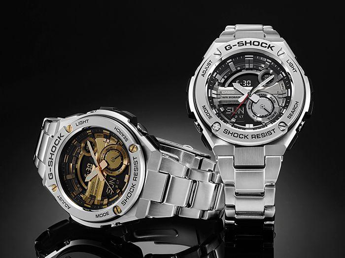 Оригинальные часы Casio Casio G-Shock GST-210D-9A электронные калибр механизма  общий вид