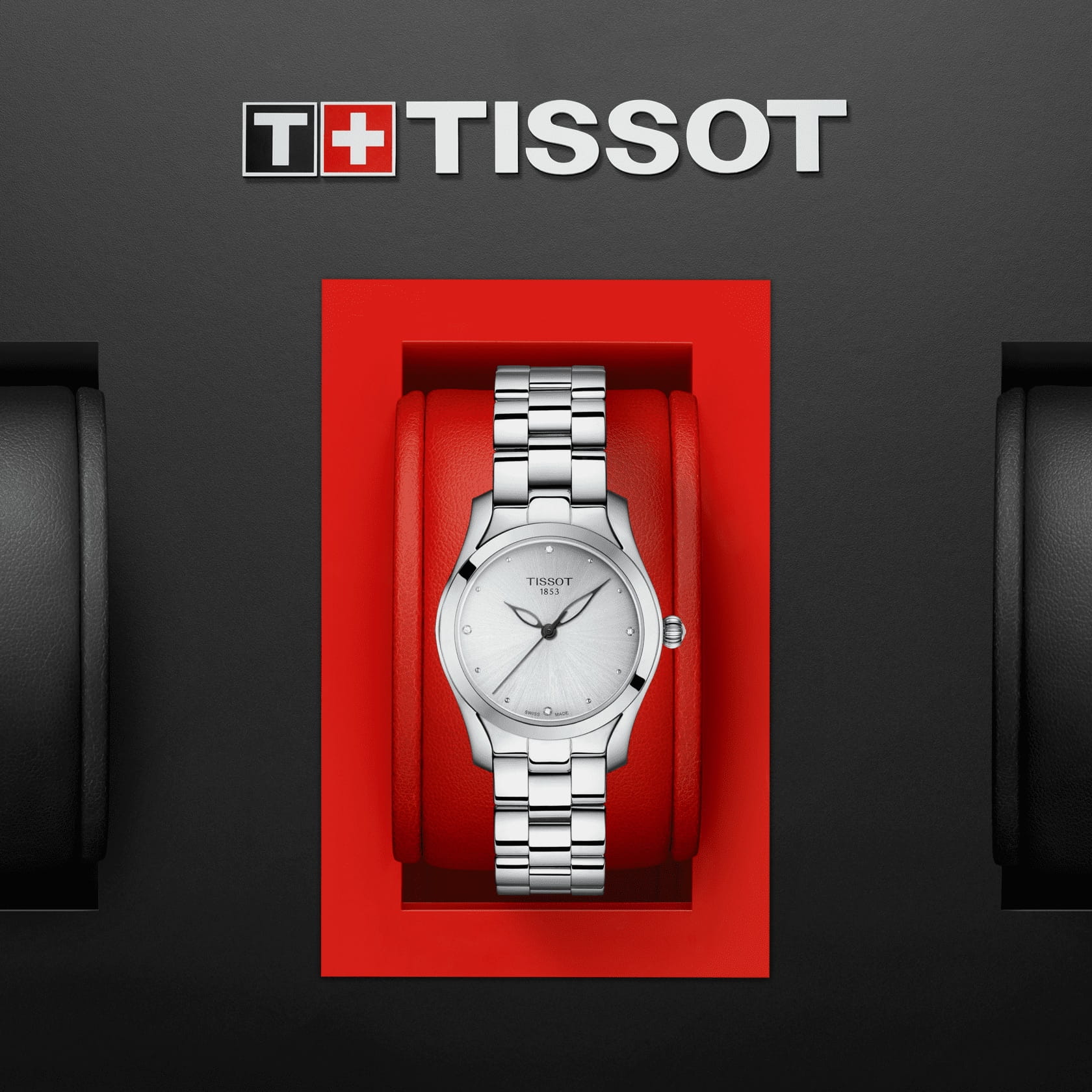 Оригинальные часы Tissot Tissot T-Wave T112.210.11.036.00 кварцевые калибр механизма eta f04.111 общий вид