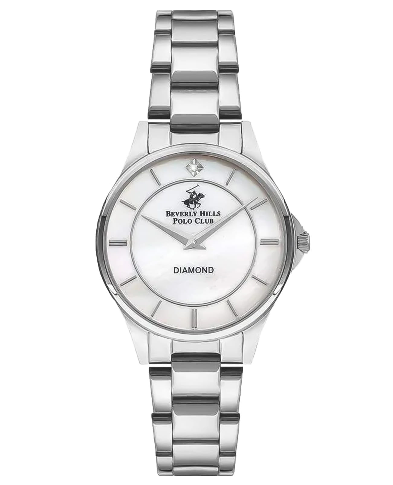 Beverly Hills Polo Club Beverly Hills Polo Club BP3241X.320  BP3241X.320 кварцевые женские часы серебристый циферблат, браслет нержавеющая сталь — вид спереди