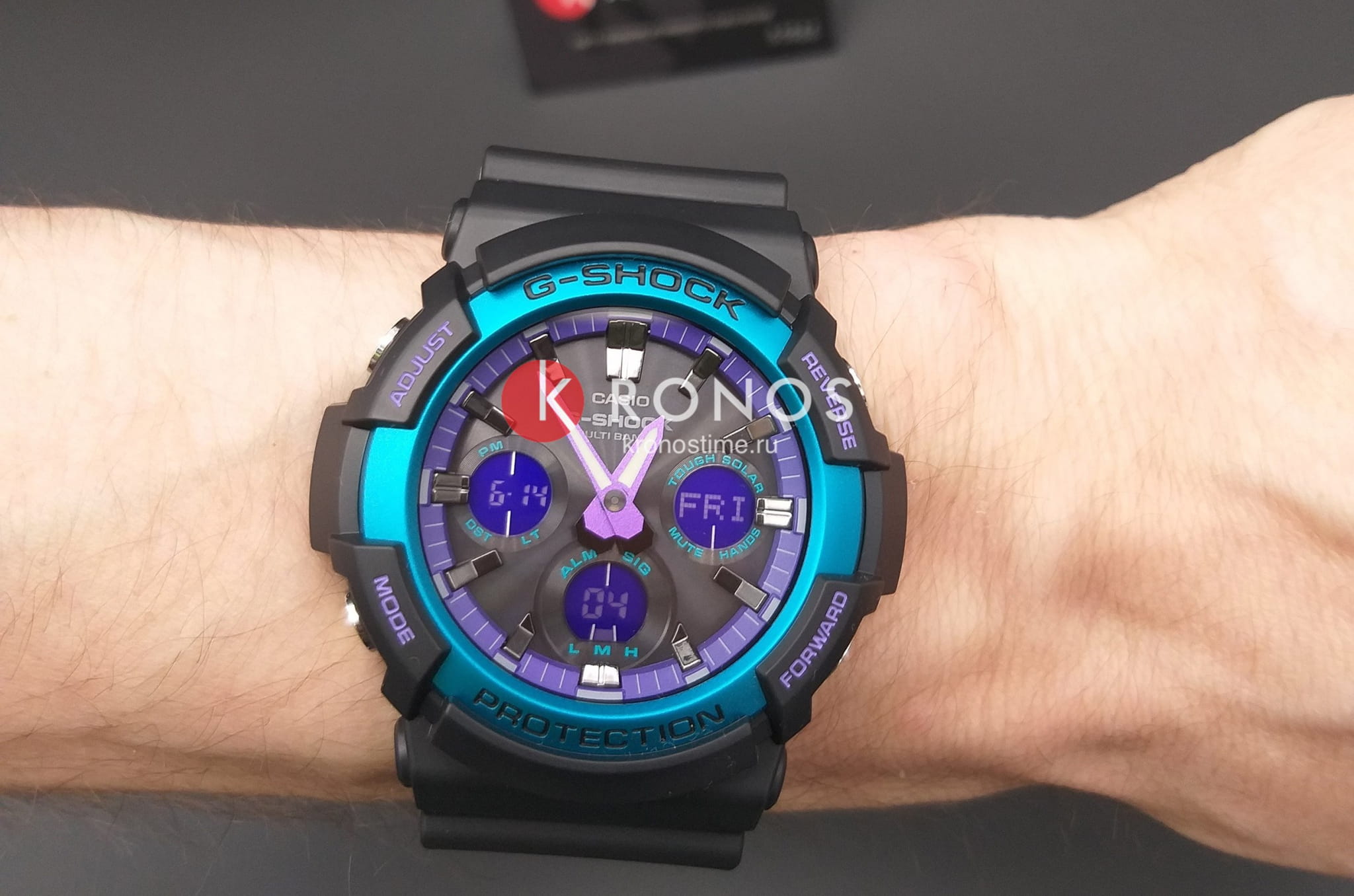 Оригинальные часы Casio Casio G-Shock GAW-100BL-1A в фирменной упаковке от производителя