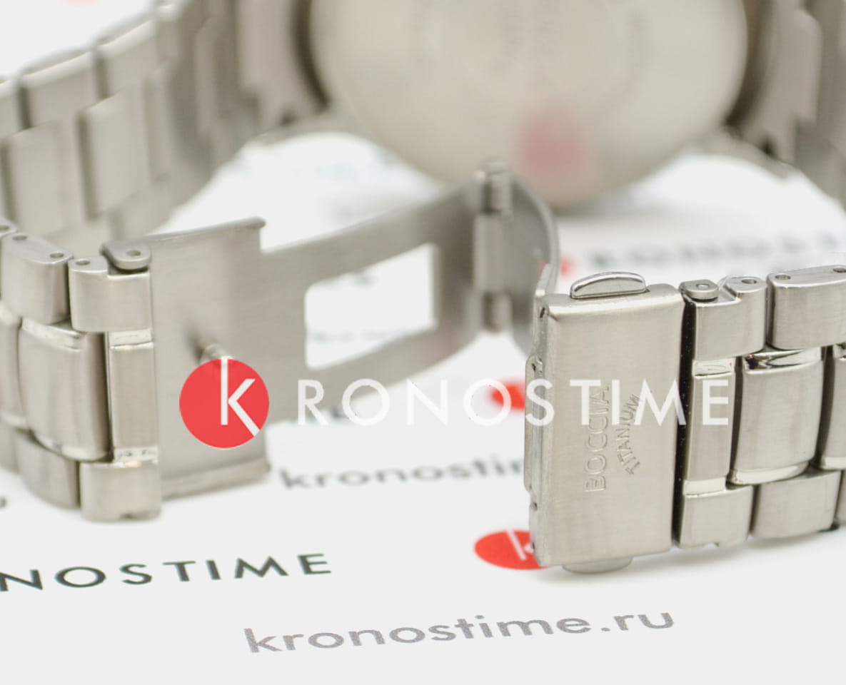 Boccia Titanium 3753-03 мужские часы застежка крупным планом