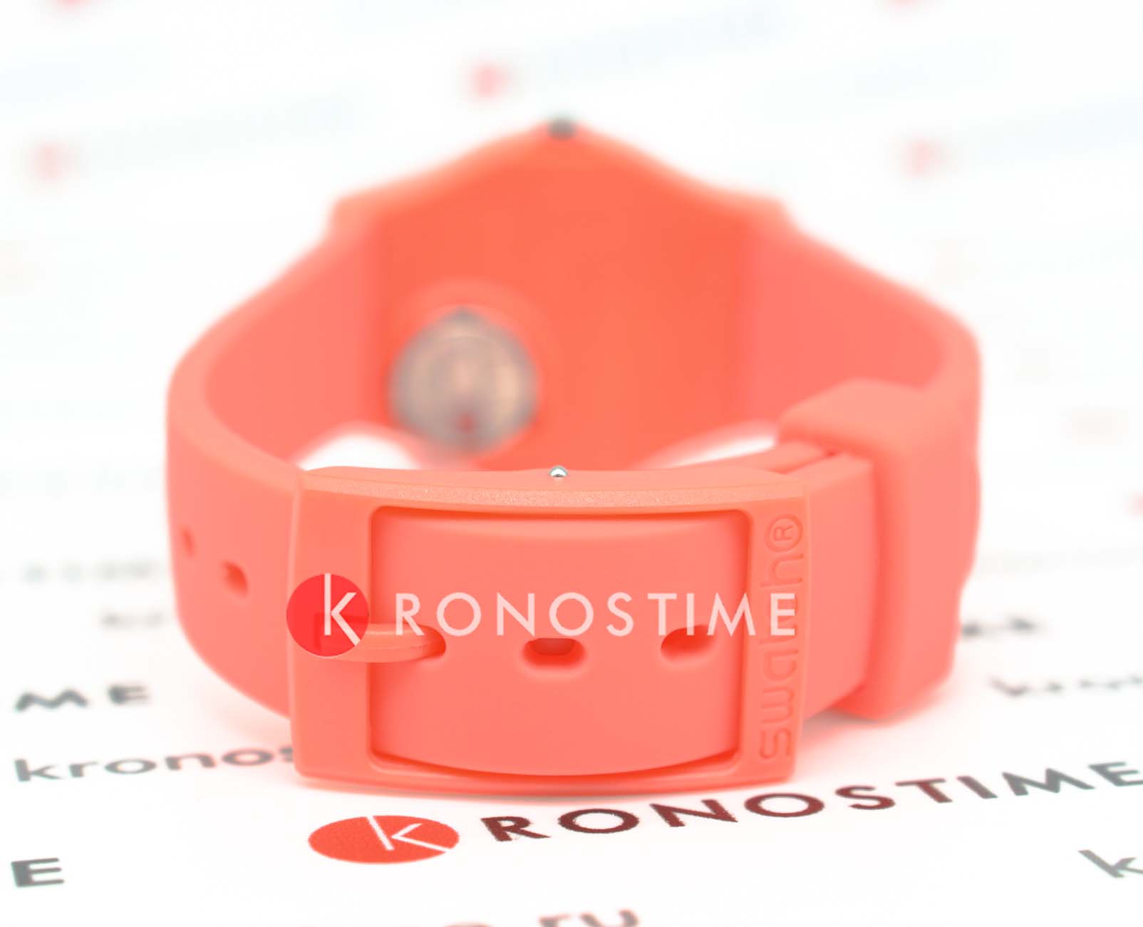 Swatch Swatch Lady LP165 женские часы красный циферблат на запястье