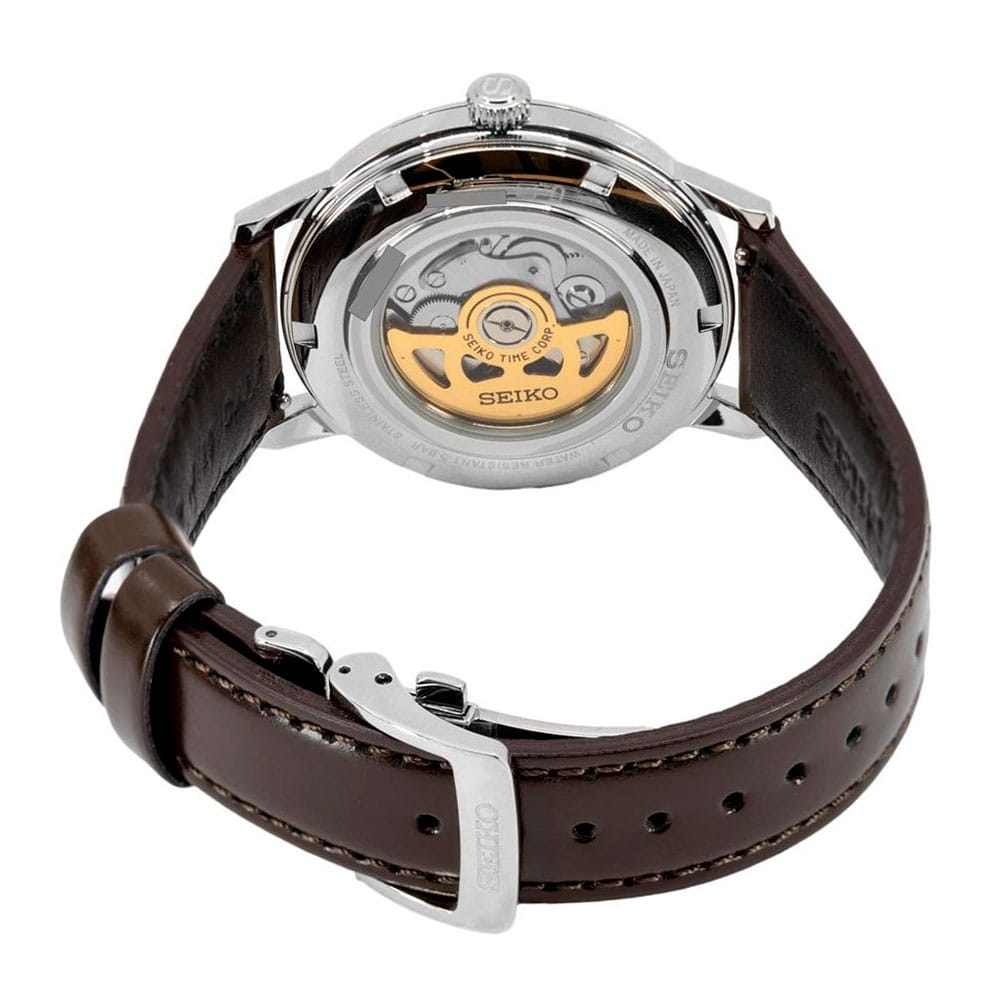 Seiko SRPJ17J1 мужские часы застежка крупным планом