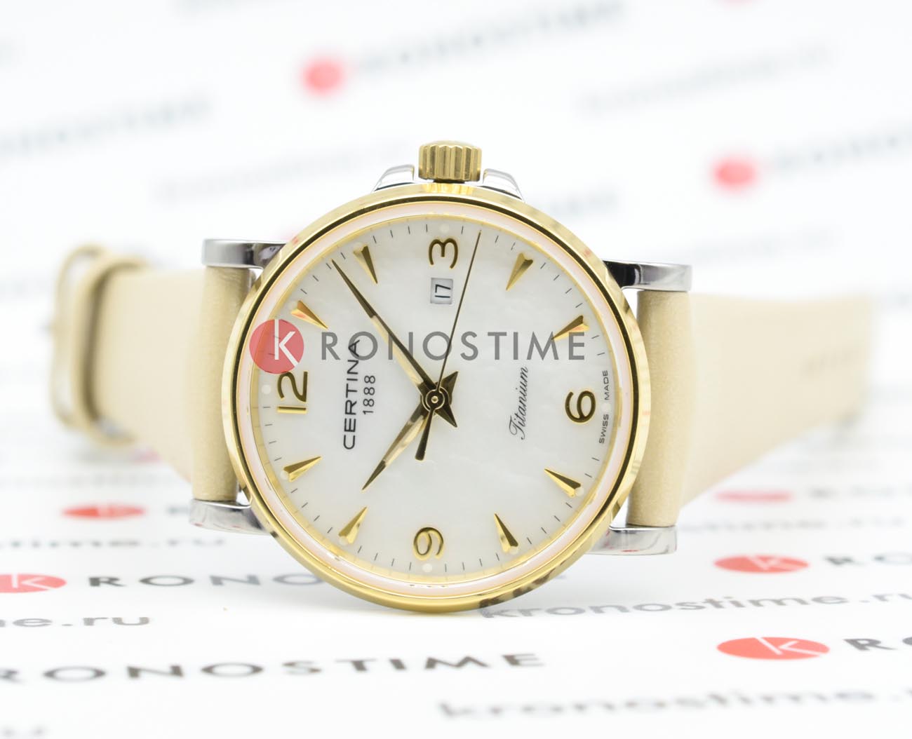 Certina Certina DS Caimano Ladies Titanium C017.210.56.117.00 , наручные женские часы фото под углом