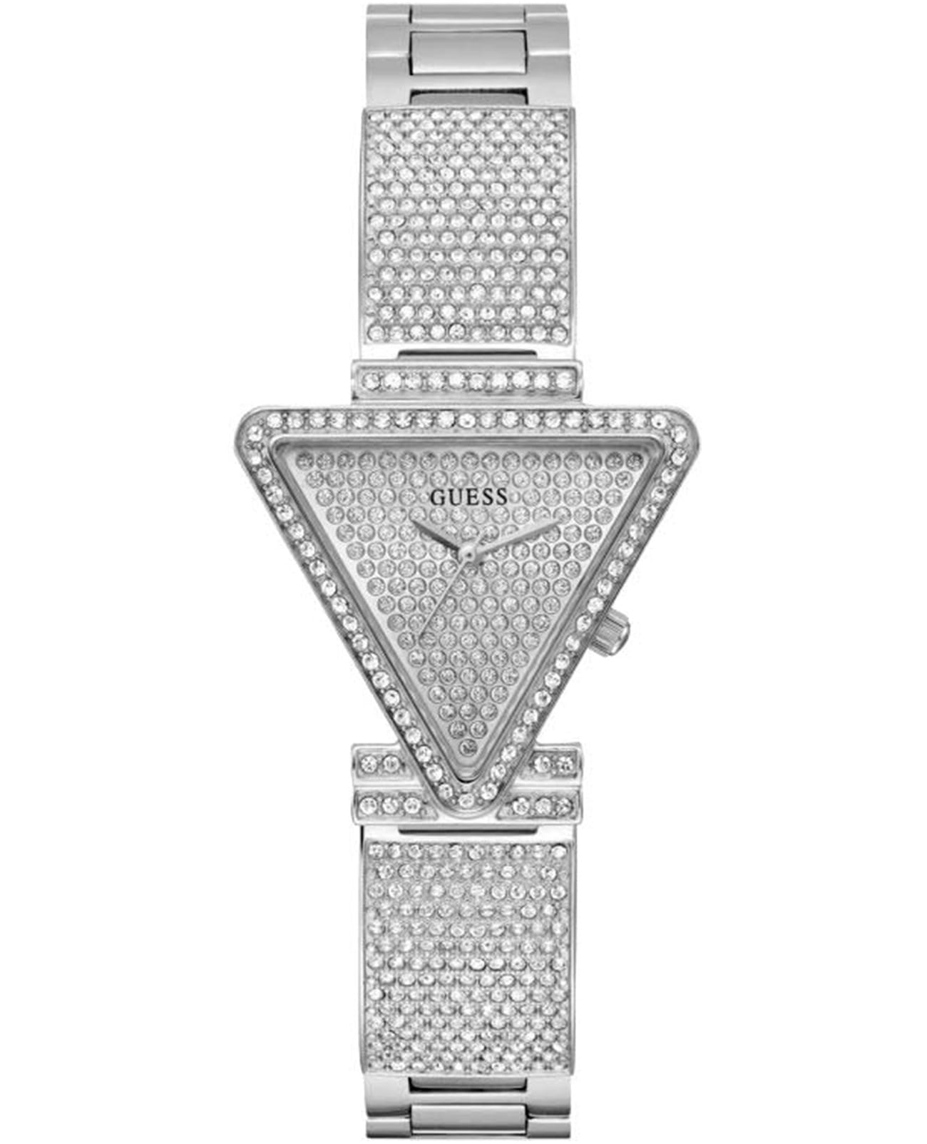 Guess Guess Fame GW0644L1  GW0644L1  кварцевые женские часы серебристый циферблат, браслет нержавеющая сталь — вид спереди