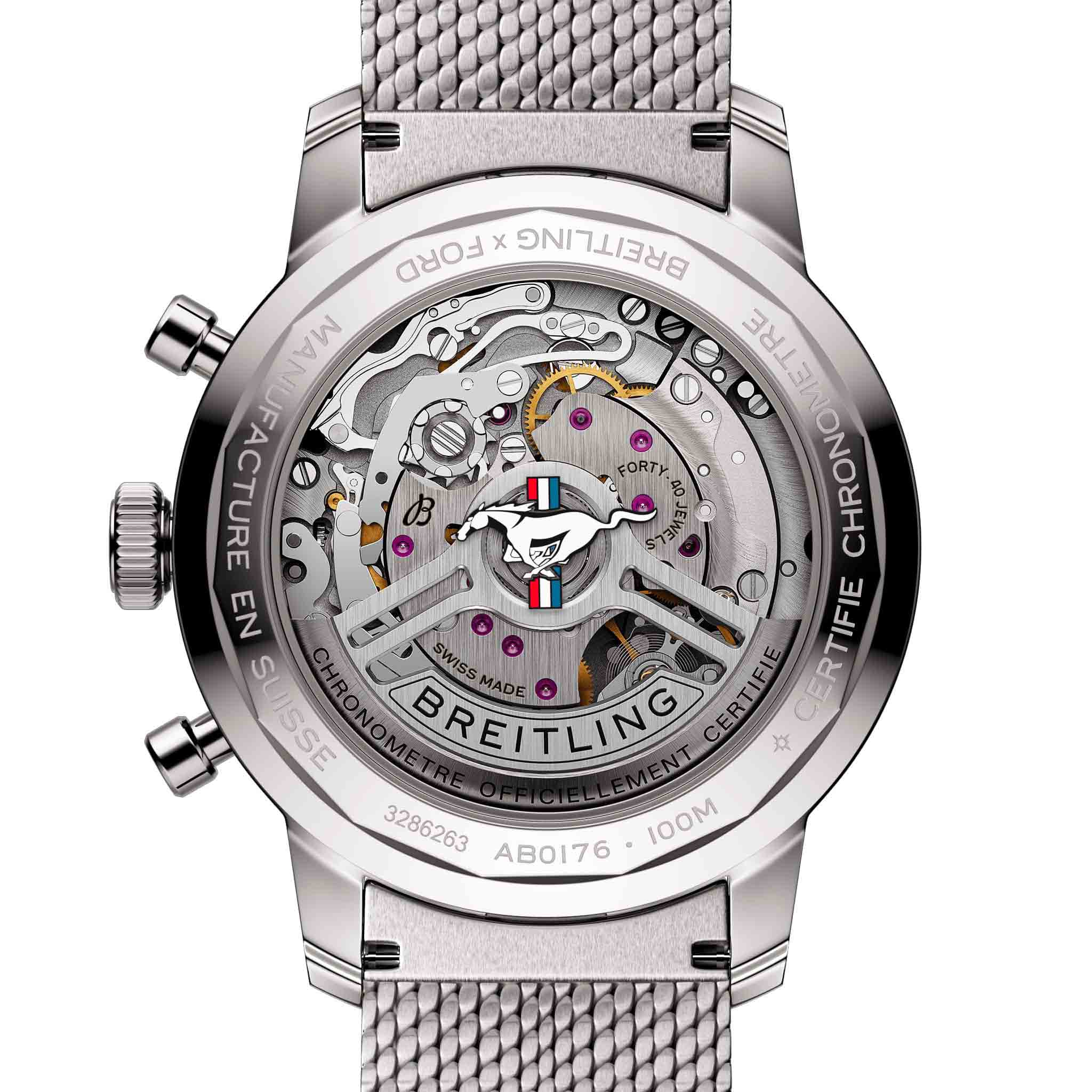 Breitling Breitling Top Time B01 Ford Mustang AB01762A1L1A1 , наручные мужские часы фото под углом