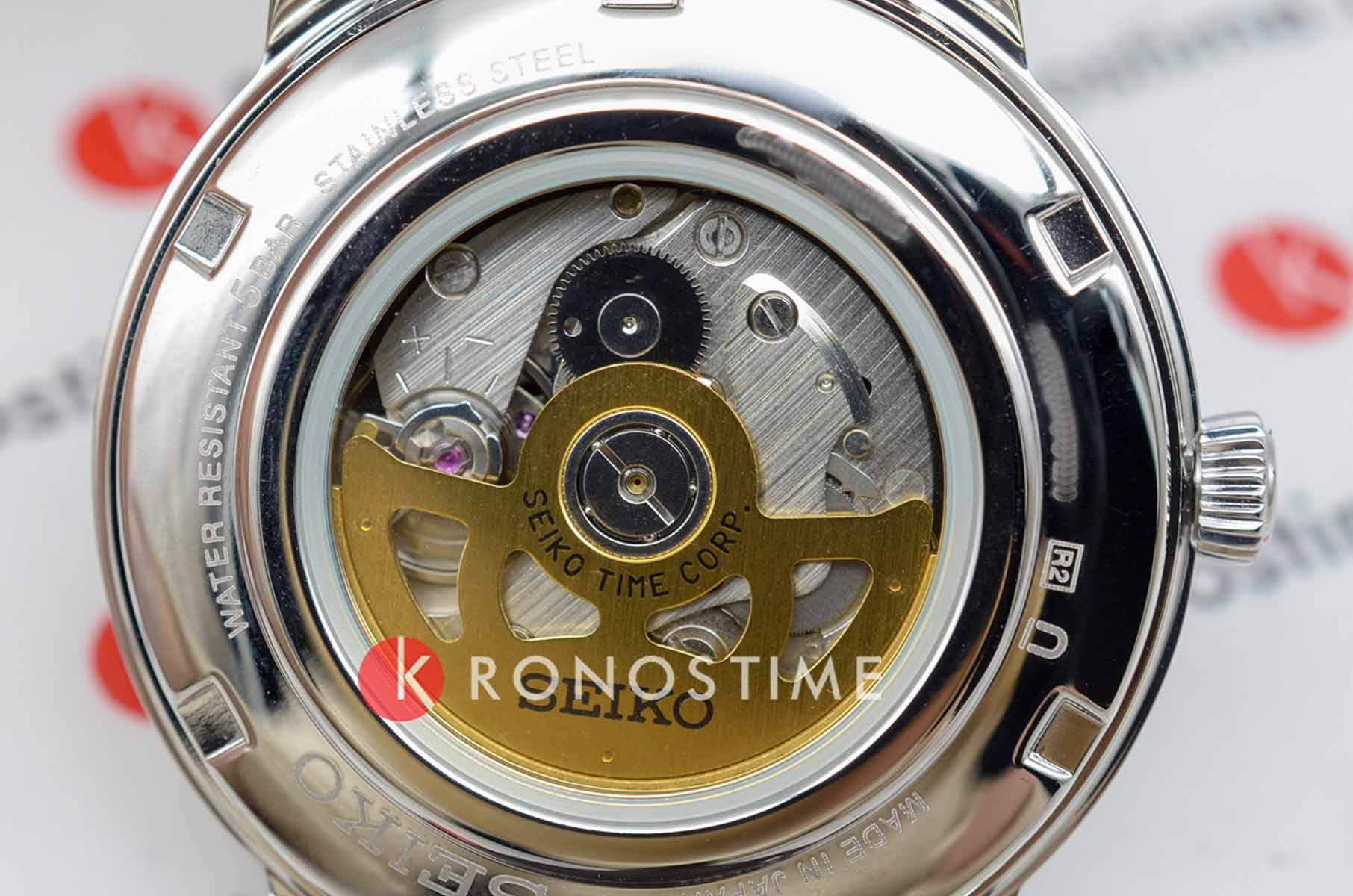 Seiko Seiko Presage SRPJ17J1  - задняя крышка металл сталь корпуса, япония часы