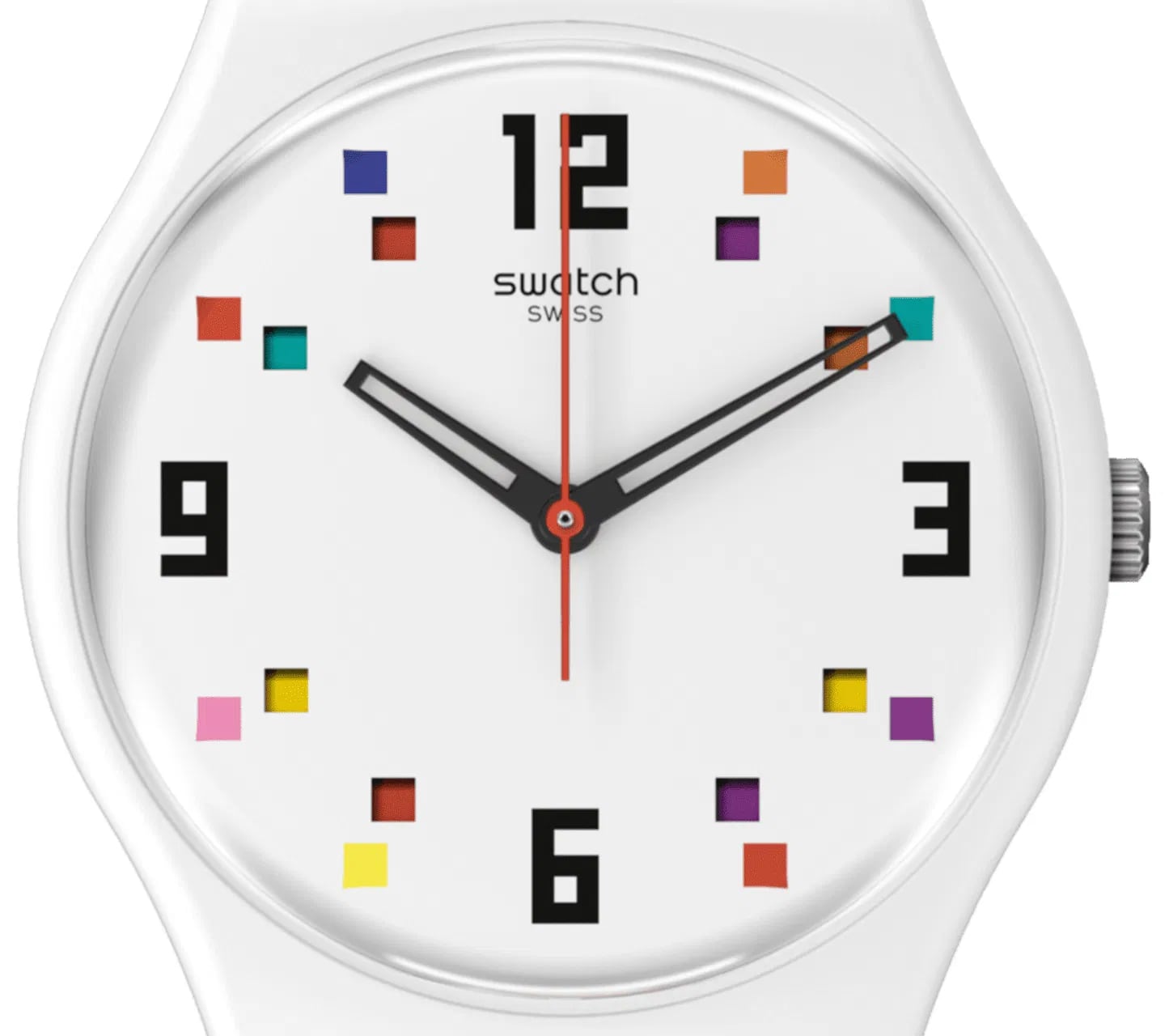 Оригинальные часы Swatch Swatch Gent Biosourced Standart SO28W700 кварцевые калибр механизма  общий вид