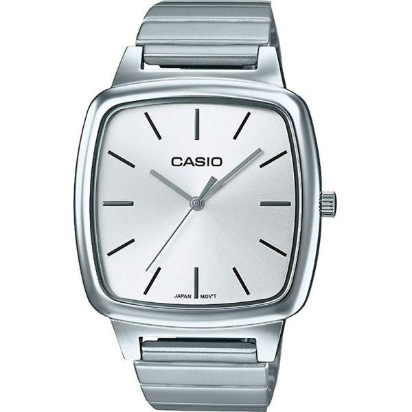 Casio Casio LTP-E117D-7A  LTP-E117D-7A кварцевые женские часы серый циферблат, браслет  — вид спереди