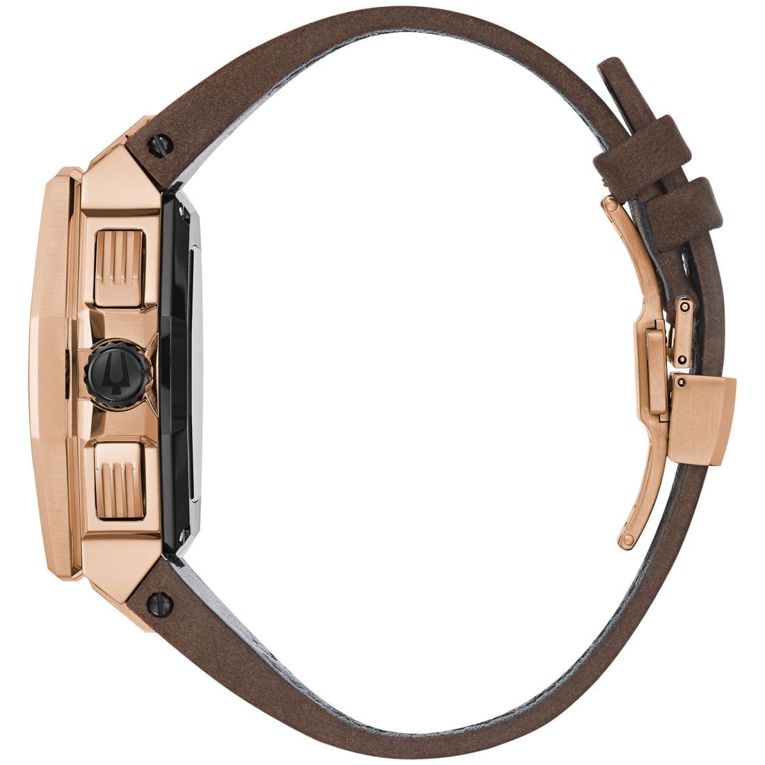 Bulova Bulova Precisionist 98B356 мужские часы черный циферблат на запястье